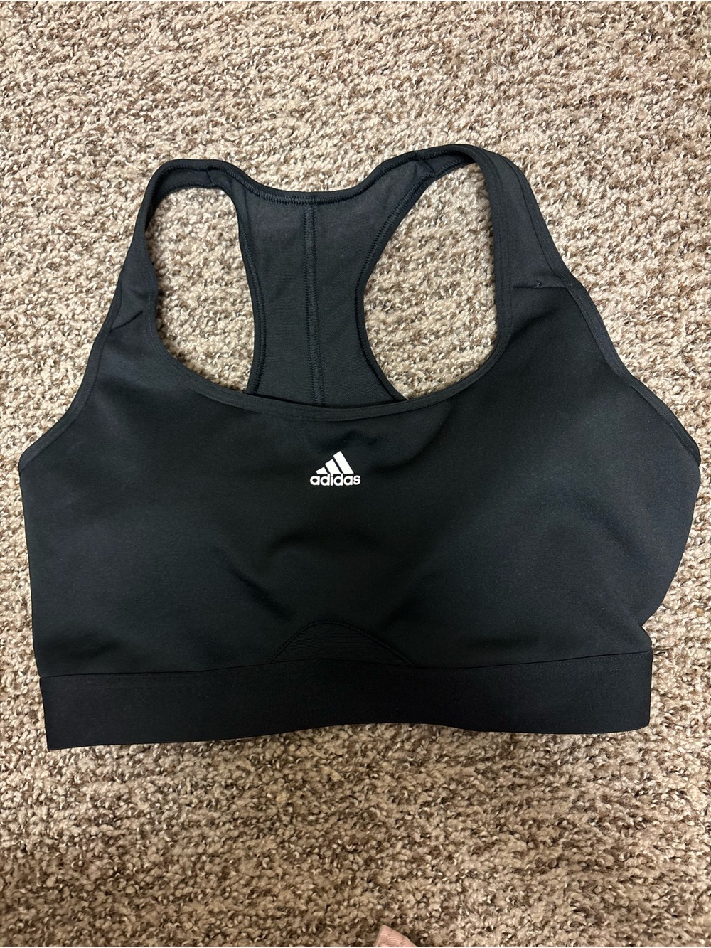 Adidas NWOT Black Sports Bra, Small